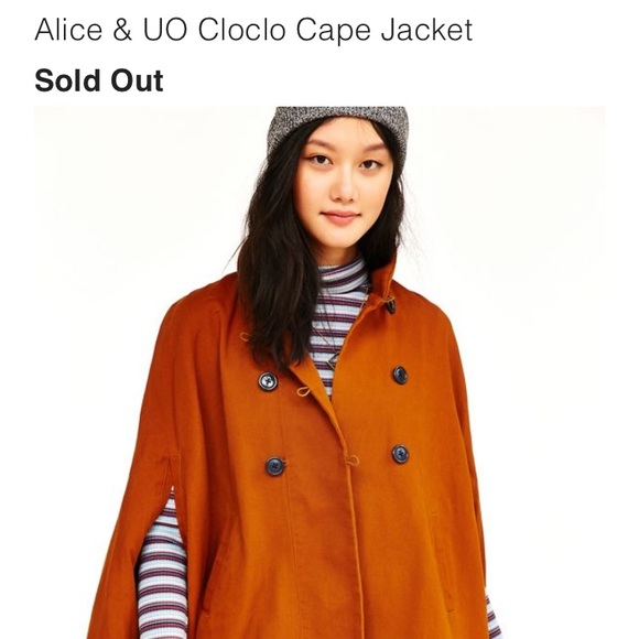 Alice & OU Cloco Cape Jacket 🦊 - Picture 1 of 5